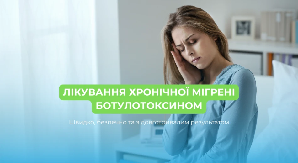 Лікування хронічної мігрені ботулотоксином